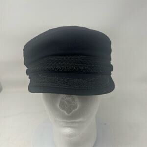 Peter Storm Unisex Black Sailor Cap One Size Vintage Casual Hat